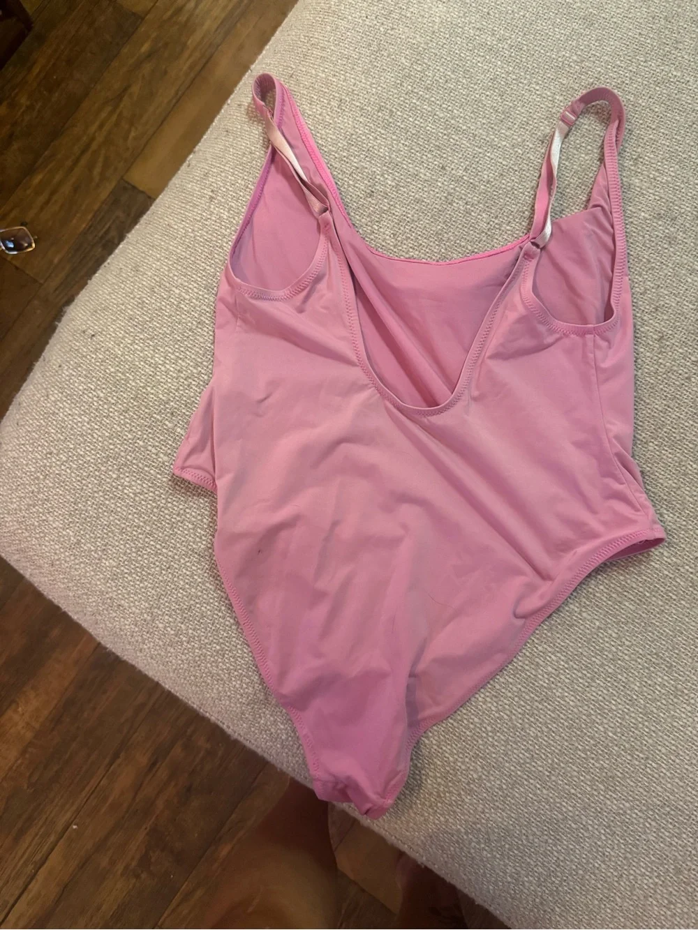 SKIMS Pink Scoop One-Piece Swimsuit